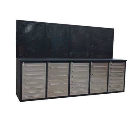Специализированная отделка рабочего стола Pegboard Школьный шкаф для тяжелых инструментов и мастерской