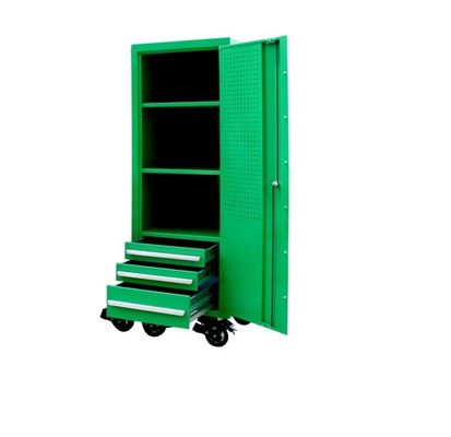 Мастерская Металлическая тяжелая нержавеющая сталь гаражный шкаф инструментов с подвижной рабочей скамейкой