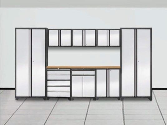 Многофункциональная гаражная мастерская, коробка с подвижными инструментами и шкаф для хранения тяжелых инструментов