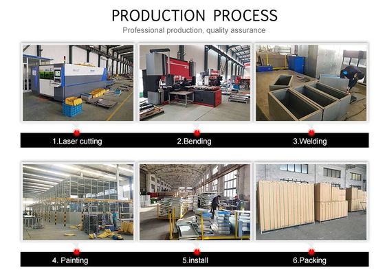 OEM Поддерживаемая текстура Порошок зерна Спрей Поверхностная обработка Стальной шкаф для хранения инструментов