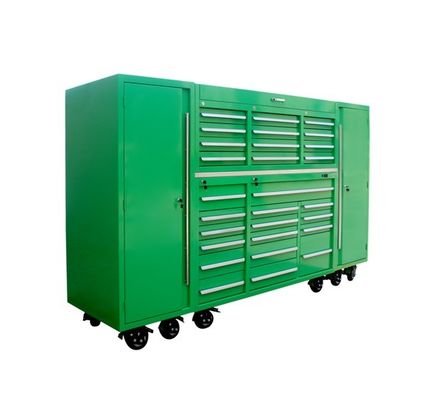 5 дюймовый PU Caster Car Repair Tool Trolley Chest с Ключевым замком и многофункциональным шкафчиком