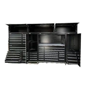 Мастерская Гараж Железный Rolling Tool Cart с ручкой и колесами Металлический инструментальный шкаф