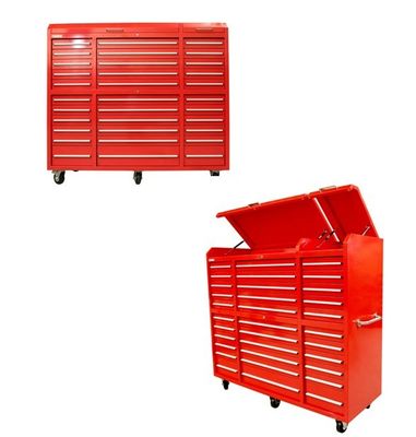 Гаражный магазин инструментов Тяжелый грузовик Rolling Tool Box с каскадами и толщиной 1,0-1,5 мм