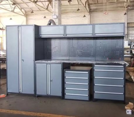 OEM поддерживает настраиваемый шкаф для хранения тяжелых металлических инструментов в гараже мастерской