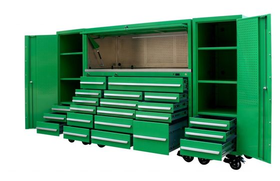 Мастерский инструментальный шкаф на колесах Rolling Storage Tool Garage Cabinet с тяжелой нагрузкой