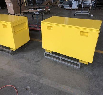 Внешний тяжелый грузовик из стали Рабочий коробка инструментов с колесами