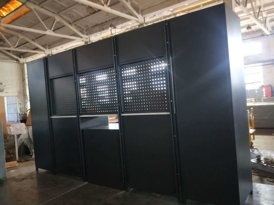OEM ODM приемлемый тяжелый металлический гаражный шкаф с ключевым замком и управлением инструментами
