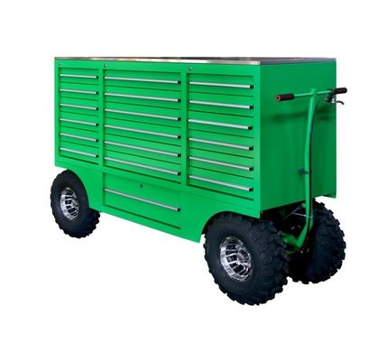Железный 19-комодный ящик на колесах с инструментами Хранилище Rolling Tool Chest Workshop Tool Trolley