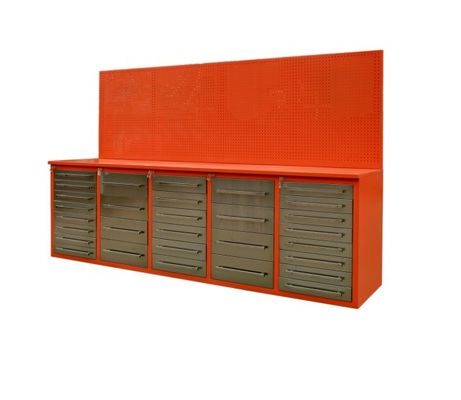 Специализированная отделка рабочего стола Pegboard Школьный шкаф для тяжелых инструментов и мастерской