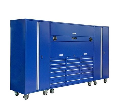 0.8mm-1.50mm Толщина коричневый стоящий гараж шкаф Rolling Tool Box набор для мастерской