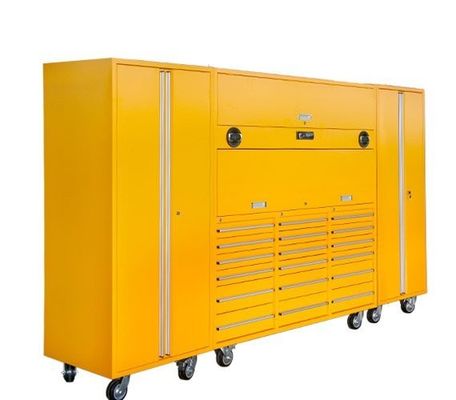 0.8mm-1.50mm Толщина коричневый стоящий гараж шкаф Rolling Tool Box набор для мастерской