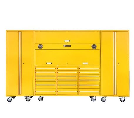 0.8mm-1.50mm Толщина коричневый стоящий гараж шкаф Rolling Tool Box набор для мастерской