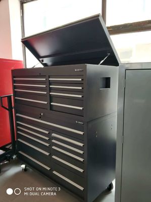 72&quot; 15-драконный шкаф с тяжелыми инструментами с ручками и колесами из нержавеющей стали