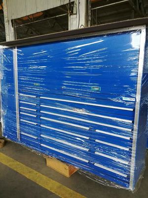 Приемлемый OEM ODM Первая мастерская Металлический инструментальный ящик на колесах для гаражных систем хранения