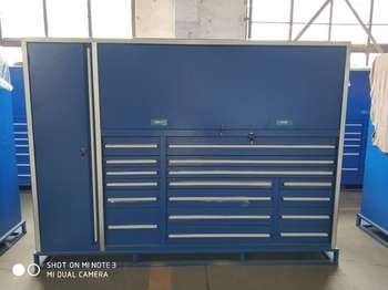 Приемлемый OEM ODM Первая мастерская Металлический инструментальный ящик на колесах для гаражных систем хранения