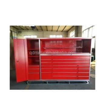 Приемлемый OEM ODM Первая мастерская Металлический инструментальный ящик на колесах для гаражных систем хранения