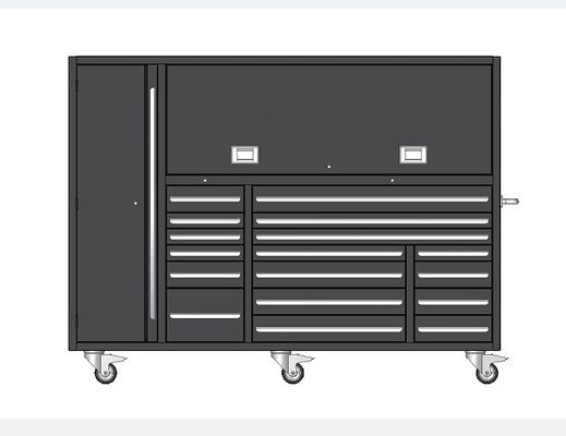 Поставщики железных инструментальных тележек Rolling Garage Cabinets для хранения тяжелого инструмента