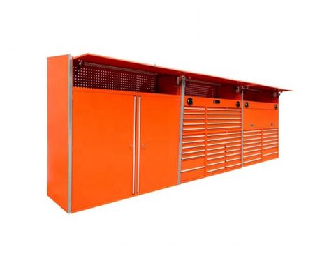 Металлический шкаф для хранения Rolling Tool Trolley для тяжелого класса Steel Garage Silver Cabinet