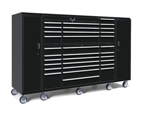 Тяжелая механика 72 Rolling Tool Chest Trolley с настраиваемой коробкой и большой коробкой инструментов
